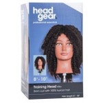 Head Gear Training Head Afro Hair 8"-10" 3mm Curl 